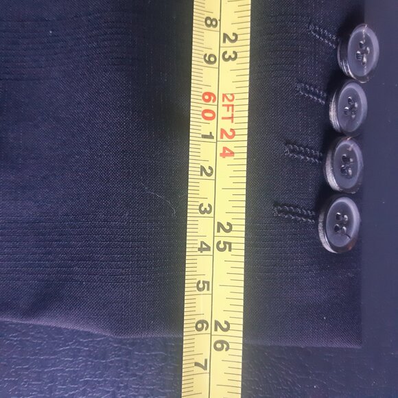 Hugo Boss SZ 42R Black Wool Classic Sport Jacket Blazer - Picture 13 of 14